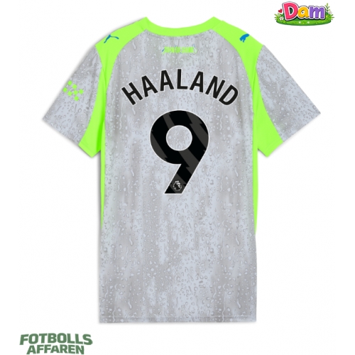Manchester City Erling Haaland #9 Tredje Tröja Kvinnor 2025-26 Kortärmad